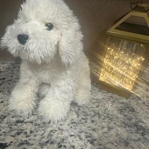 Webkinz Medium GANZ Soft White Plush Dog